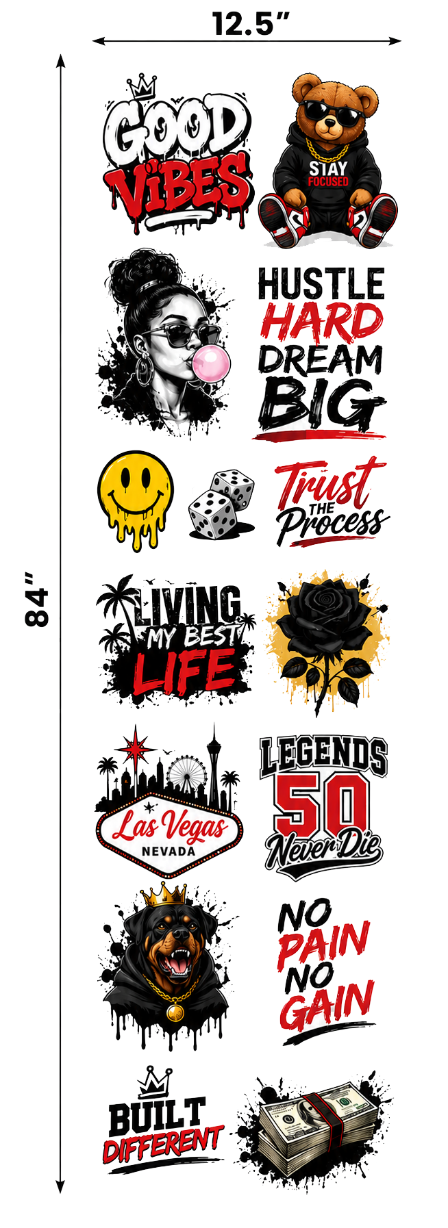 Custom DTF Gang Sheets