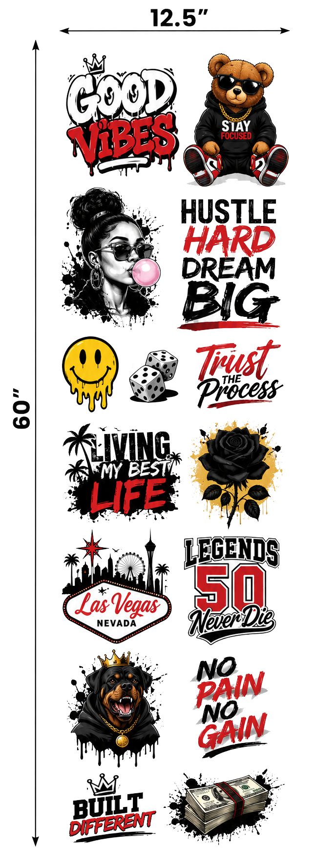 Custom DTF Gang Sheets