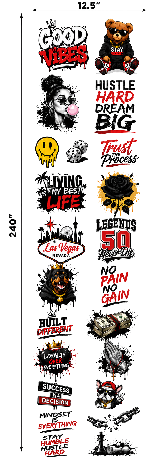 Custom DTF Gang Sheets