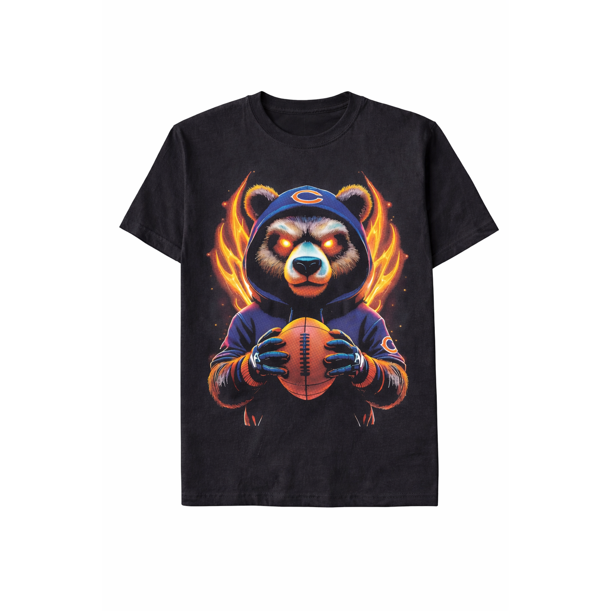 🔥 Bear Down Playoff Run Tee – Chicago Football Fan Shirt | Game Day Graphic T-Shirt
