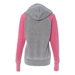 Women's Zen Fleece Raglan Embroidered Hooded Sweatshirt