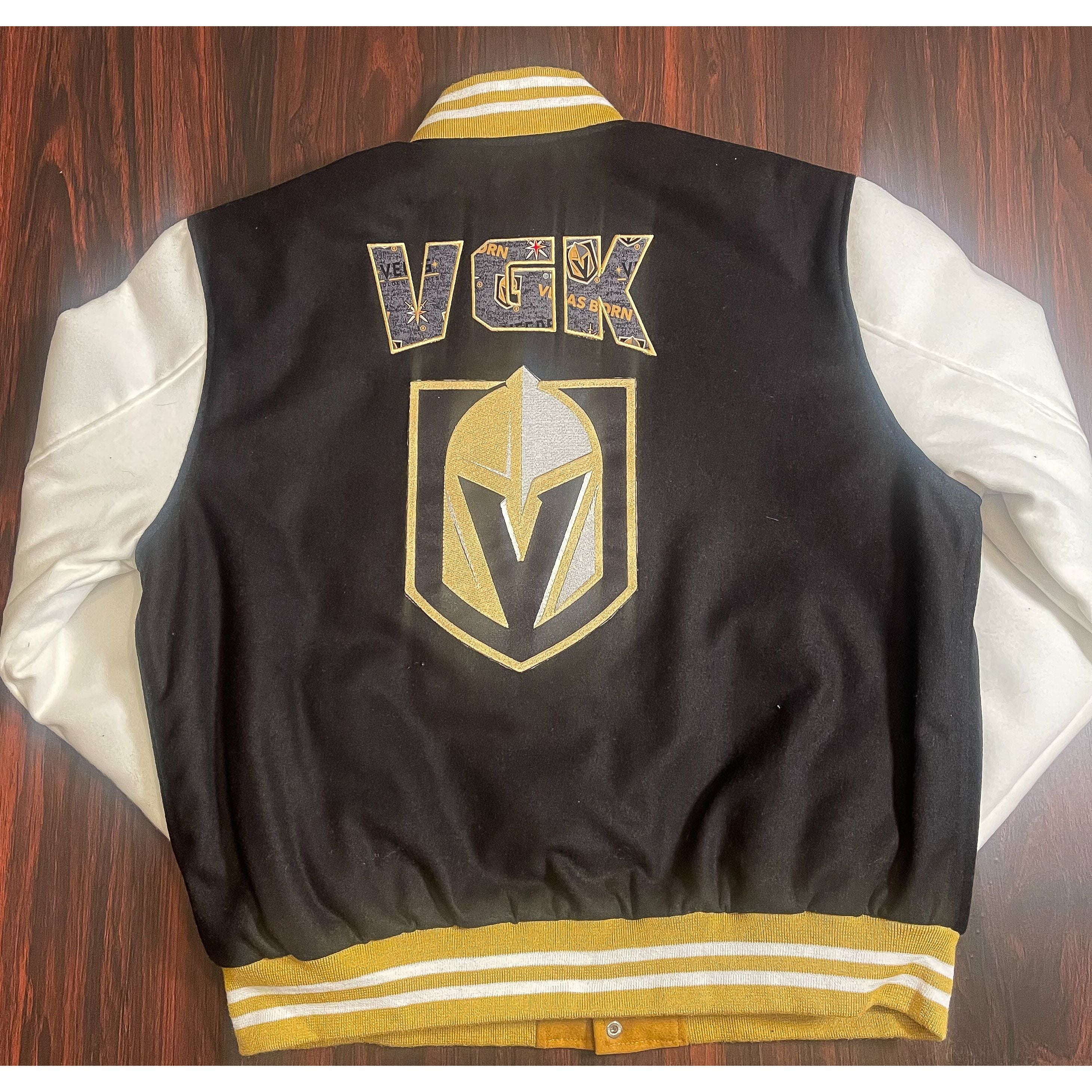 Vegas Golden Knights Embroidered Varsity Jacket | Premium Fan Collection