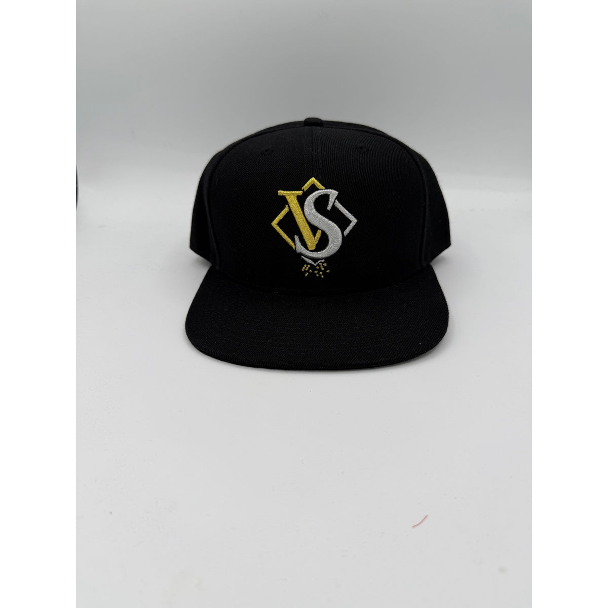 Vegas Style "Roll Em" Embroidered Snapback Hat – Black